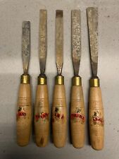 Tiranti chisels - 19mm/16mm/13mm short13mm striaght/12mm