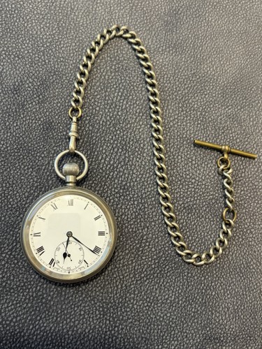 Antique pocket watch - &, chain
