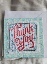 Shimmery Thank-you Cross