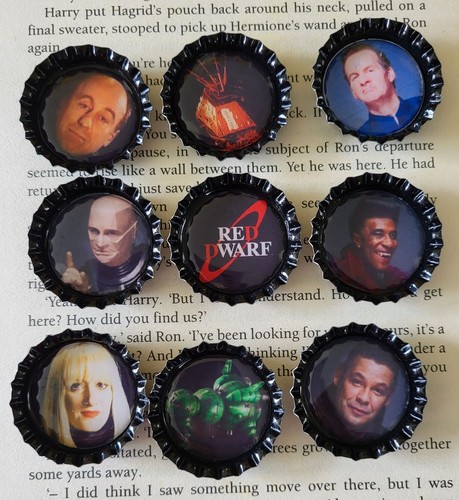 Bottlecap fridge magnet set - bottlecap,