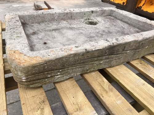 Antique carved stone - carved,