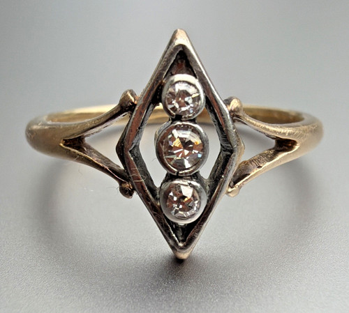 Art deco 18ct yellow gold - yellow, 3