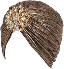 Vintage turban hat with - vintage,
