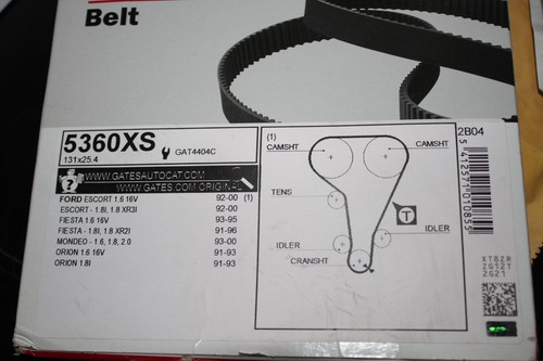 Escort cambelt 5360xs new old - escort,