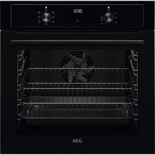 AEG BCX33501KB 3000 SurroundCook Built In 59cm Electric Single Oven Black A