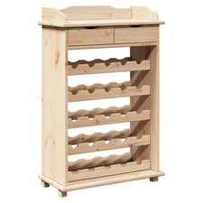 Wine Rack Brown Storage