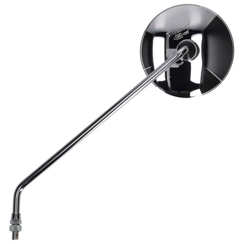 Chrome handlebar mirror - mirror, left