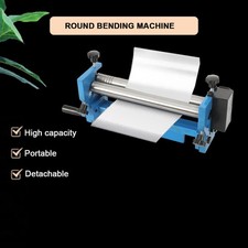 SJ300 Manual Slip Roll Rolling Bender Steel Plate Bending Round Machine 3 Roller