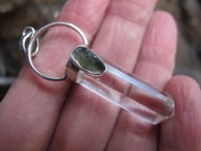 Moldavite Quartz Crystal