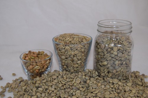 Raw unroasted green coffee - raw,