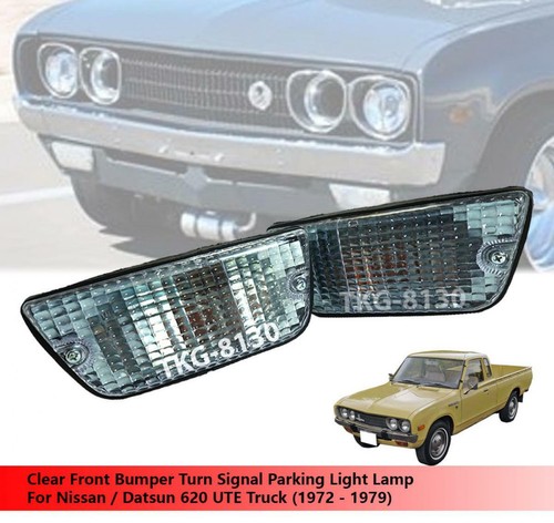 Clear front bumper turn signal - clear,