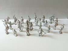 Job Lot of Unpainted Wargaming Metal Vintage Miniature Figures Ancients Soldiers
