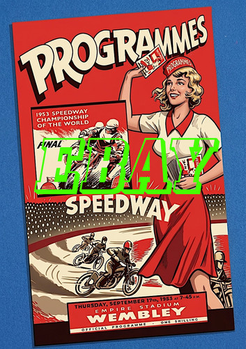 Wembley speedway programme - wembley,
