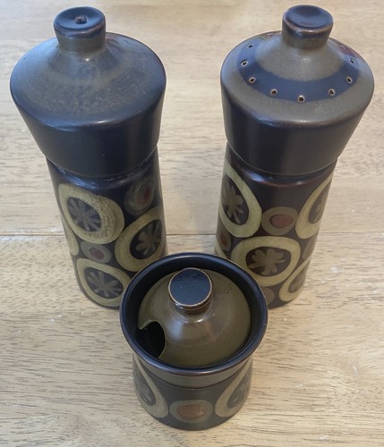 Vintage denby arabesque salt - vintage,