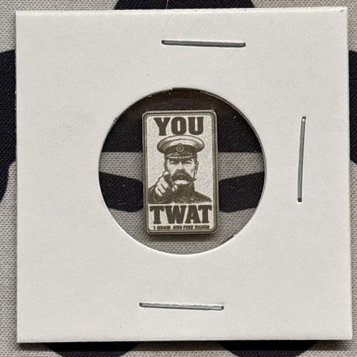 1gram 999 silver you - silver, tw@t