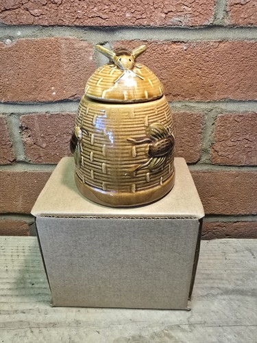 Vintage ceramic beehive honey - ceramic,