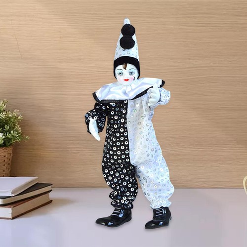 Decorative porcelain clown - decorative,