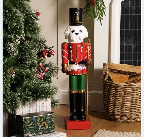 80cm christmas nutcracker dog - christmas,