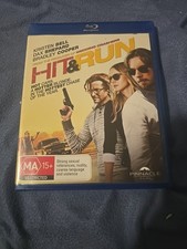 Hit & Run (Blu-ray, 2012) Region B Ex Rental Action Adventure Comedy Road Trip 