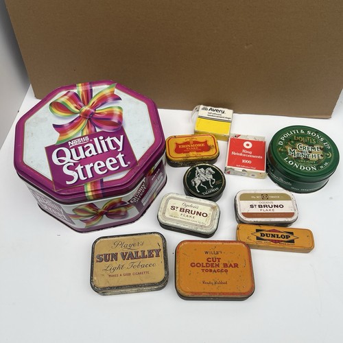 Vintage tins job lot tobacco - job,