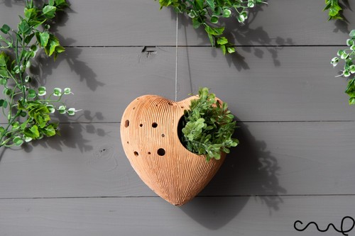 Handmade terracotta hanging - handmade,
