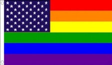 USA RAINBOW FLAG US Gay Pride