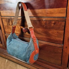 Lancel Denim Shoulder Bag