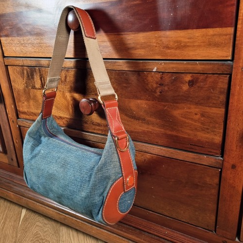 Lancel denim shoulder bag - denim,