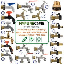 Premium Brass Water Butt Tap