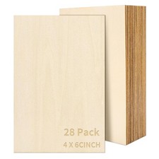 28 Pack Basswood Sheets for