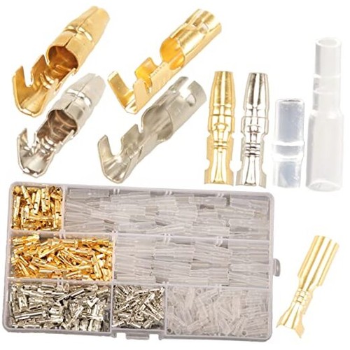 400pcs 9mm bullet connectors - 3.9mm,