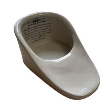 New Slipper Bed Pan English Ironstone Ceramic Display Planter Vintage Antique