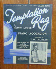 Temptation Rag Henry Lodge Arr
