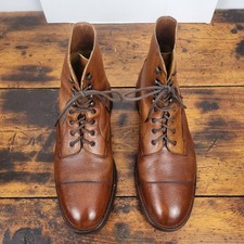 Edward Green Galway Boots 8.5/9 F 64 last Rosewood Country Calf England Wide