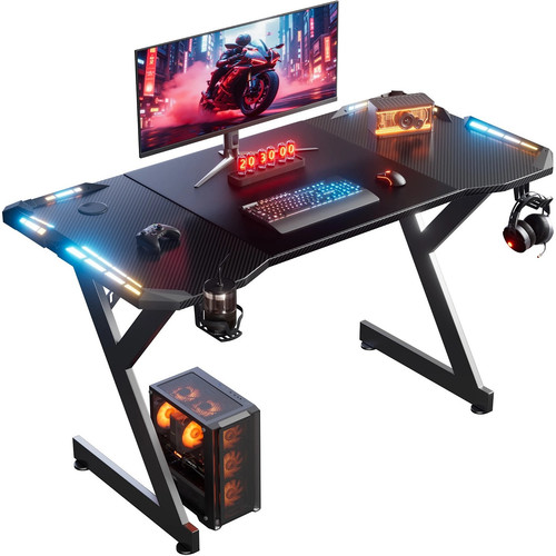 Gaming desk witn led - witn,