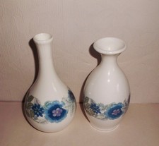 2 x Wedgwood CLEMENTINE  Bud Vases.