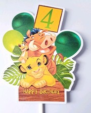 Personalised Lion King cake