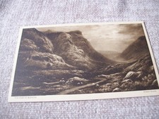 POSTCARD -- THE PASS OF GLENCOE, ARGYLL