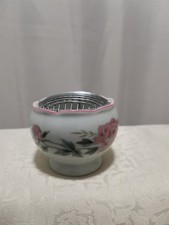 Bud vase with floral design 2 Inches Tall