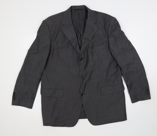 Cerruti mens grey wool jacket - mens,