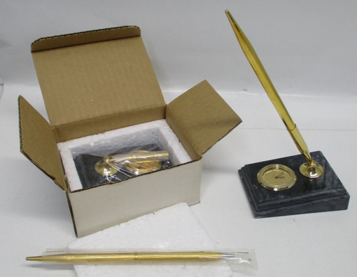 1989 star trek desk clock - star,