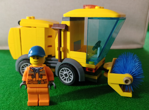 Lego city street sweeper from