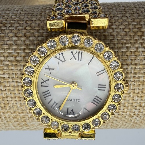 Women gold tone quartz - women’s,