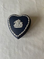 Dark Blue heart shaped