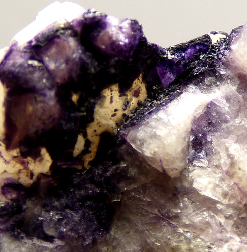 Blue john fluorite - blue,