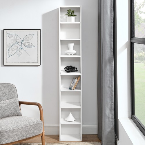 Tier media tower rack - 8-tier, cd