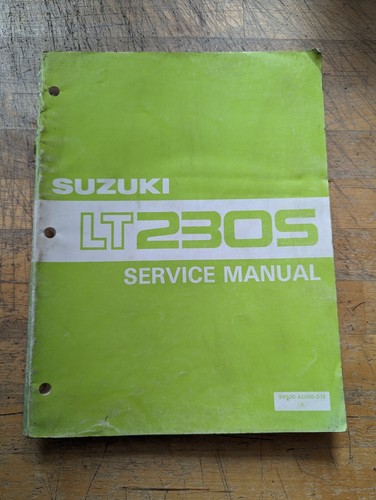 1985 suzuki lt230s service - 1985,