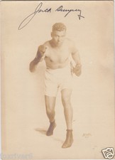 JACK DEMPSEY Autographed