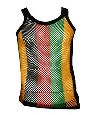 Men's Fitted Rasta Stripe 100%