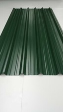 Box Profile Roofing Sheets Juniper Green 0.5mm, Width 1 metercover cut to length
